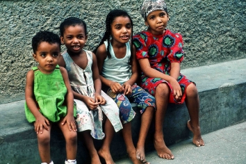 Kinder in Stone Town, Sansibar